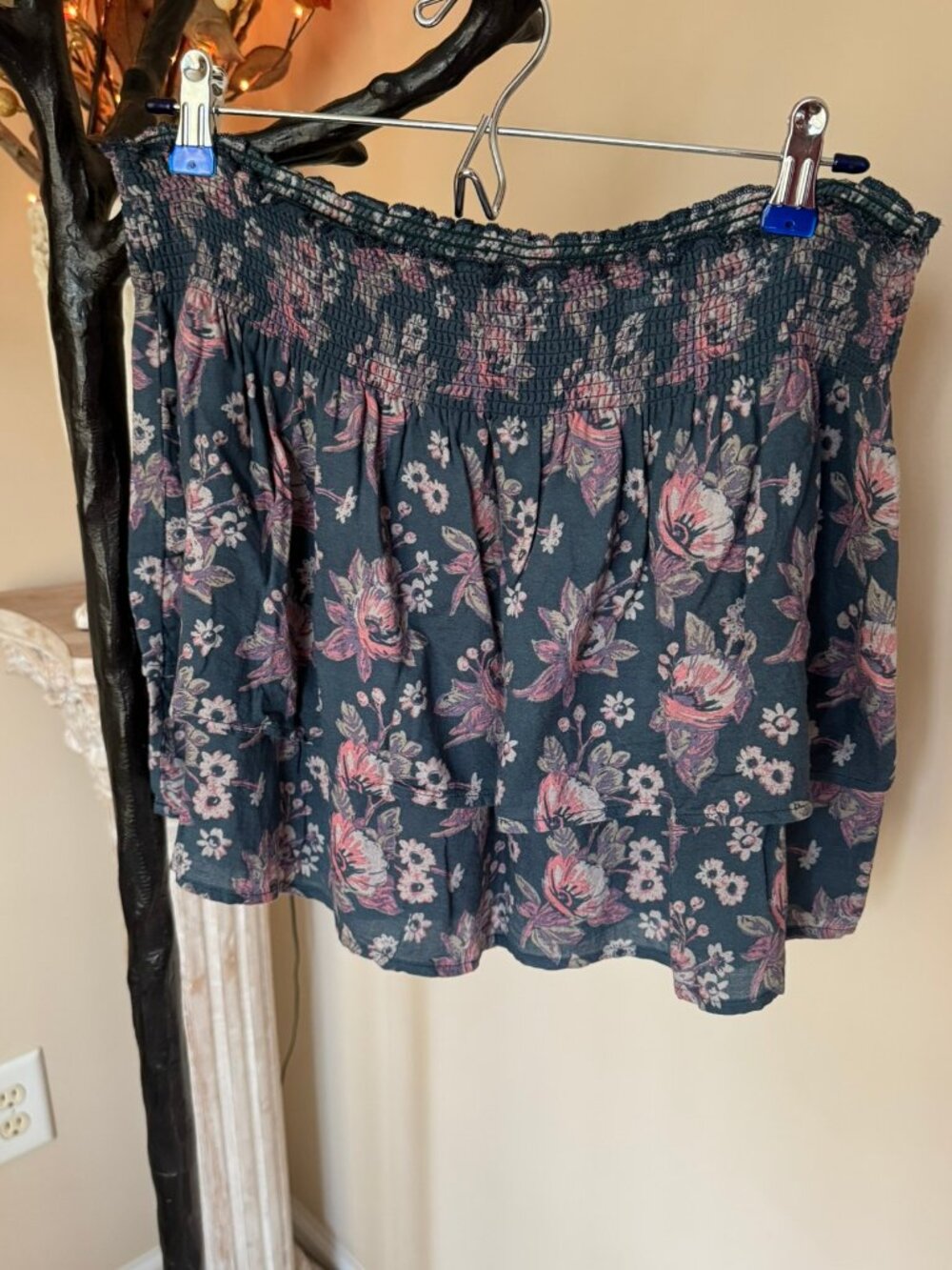 Natural Life tiered mini skirt M/L